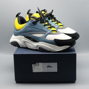 Dior B22 Low Top Sneakers Mens Size 12 (45) Blue Yellow White